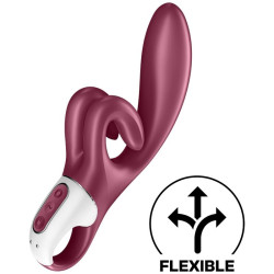 SATISFYER TOUCH ME VIBRADOR RABBIT ROJO 2