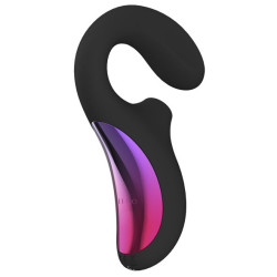 LELO ENIGMA DOBLE ESTIMULACION SUCCION MASAJEADOR NEGRO 2