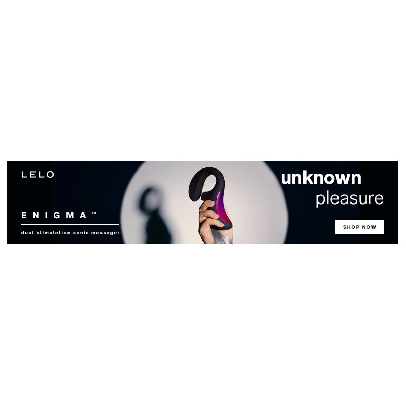 LELO ENIGMA DOBLE ESTIMULACION SUCCION MASAJEADOR NEGRO