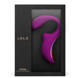 LELO ENIGMA DOBLE ESTIMULACION SUCCION MASAJEADOR MORADO 2