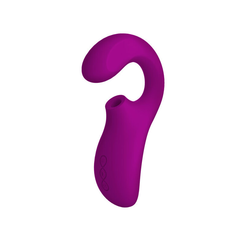 LELO ENIGMA DOBLE ESTIMULACION SUCCION MASAJEADOR MORADO