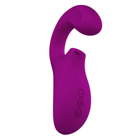 LELO ENIGMA DOBLE ESTIMULACION SUCCION MASAJEADOR MORADO