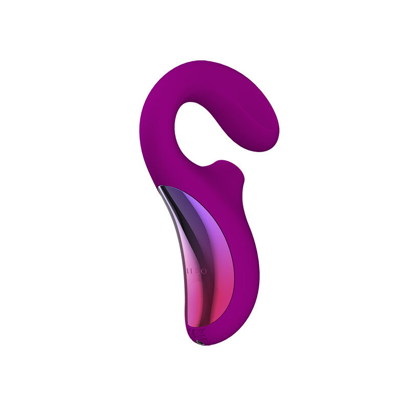 LELO ENIGMA DOBLE ESTIMULACION SUCCION MASAJEADOR MORADO