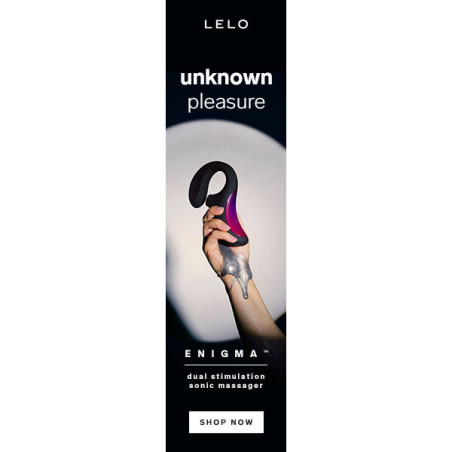 LELO ENIGMA DOBLE ESTIMULACION SUCCION MASAJEADOR MORADO
