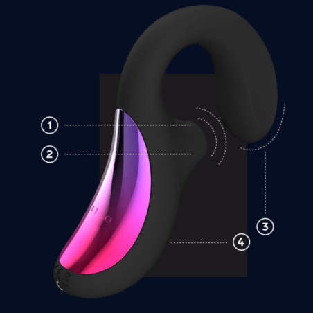 LELO ENIGMA CRUISE MASAJEADOR SONICO DOBLE ESTIMULACION NEGRO