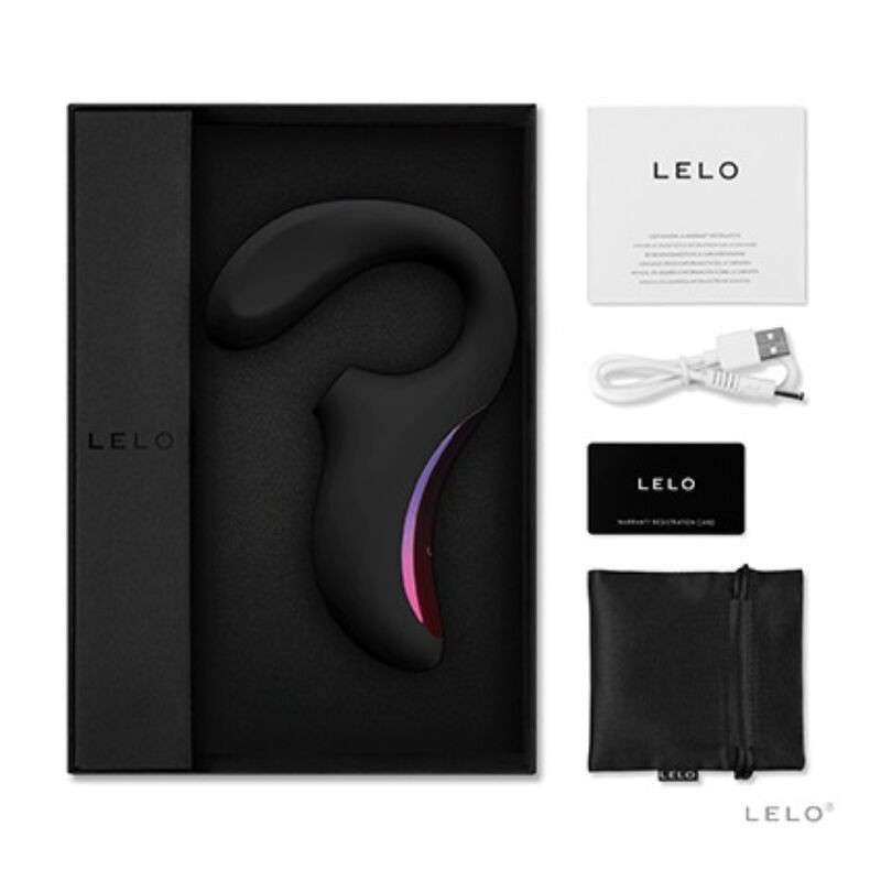 LELO ENIGMA CRUISE MASAJEADOR SONICO DOBLE ESTIMULACION NEGRO