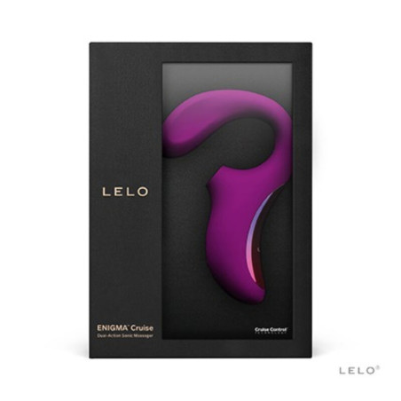 LELO ENIGMA CRUISE MASAJEADOR SONICO DOBLE ESTIMULACION MORADO