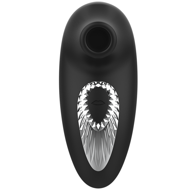 BLACKSILVER DRAKE DELUXE SUCKING VIBE SILICONA RECARGABLE NEGRO