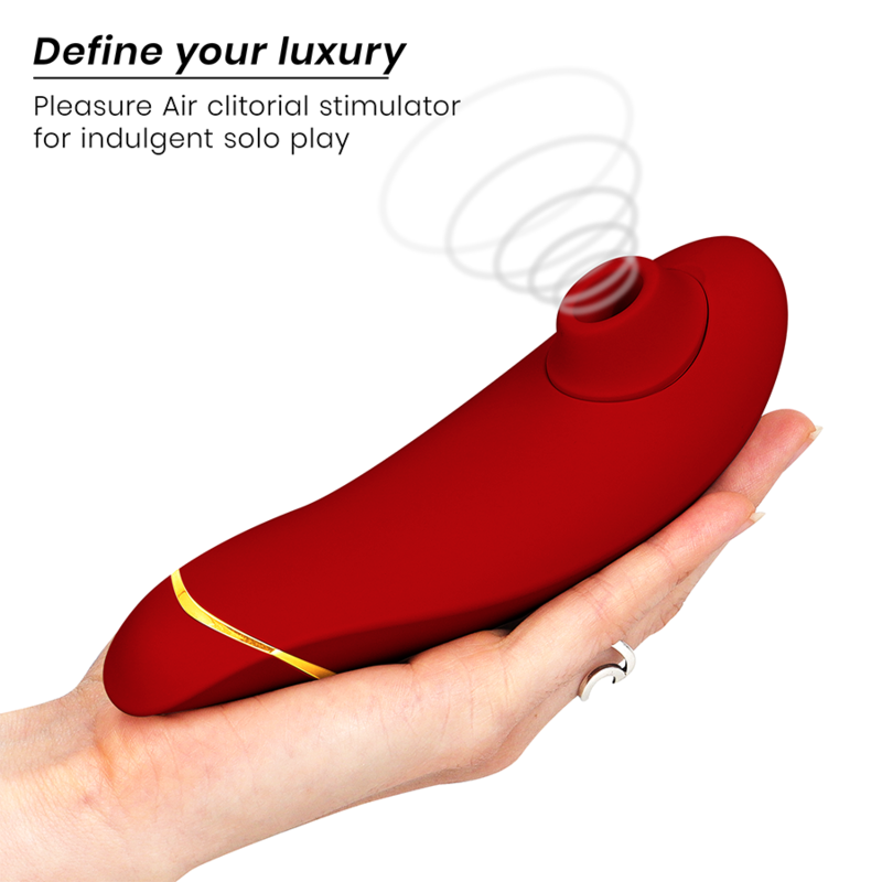 WOMANIZER PREMIUM 2 ESTIMULADOR DE CLITORIS BURDEOS
