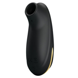 PRETTY LOVE SUCCIONADOR MASAJEADOR DE LUJO RECARGABLE NEGRO 2