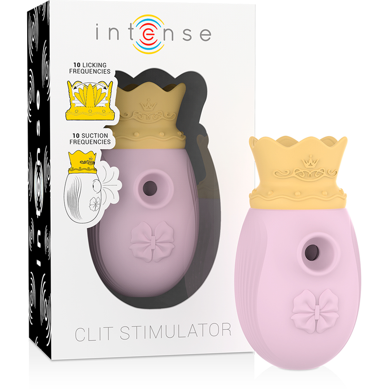 INTENSE ESTIMULADOR CLITORIS 10 MODOS DE SUCCION Y LICKING ROSA