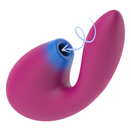 COVERME CLITORAL SUCCIONADOR VIBRADOR POTENTE G SPOT RUSH