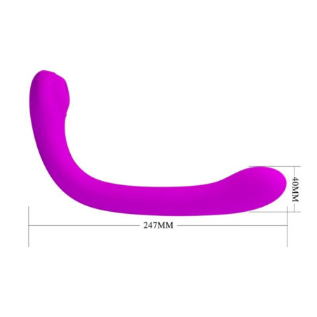 PRETTY LOVE ALEX VIBRADOR Y SUCCIONADOR DE CLITORIS LILA