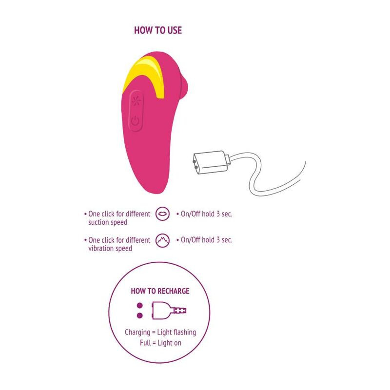 XOCOON INFINITE LOVE ESTIMULADOR FUCSIA