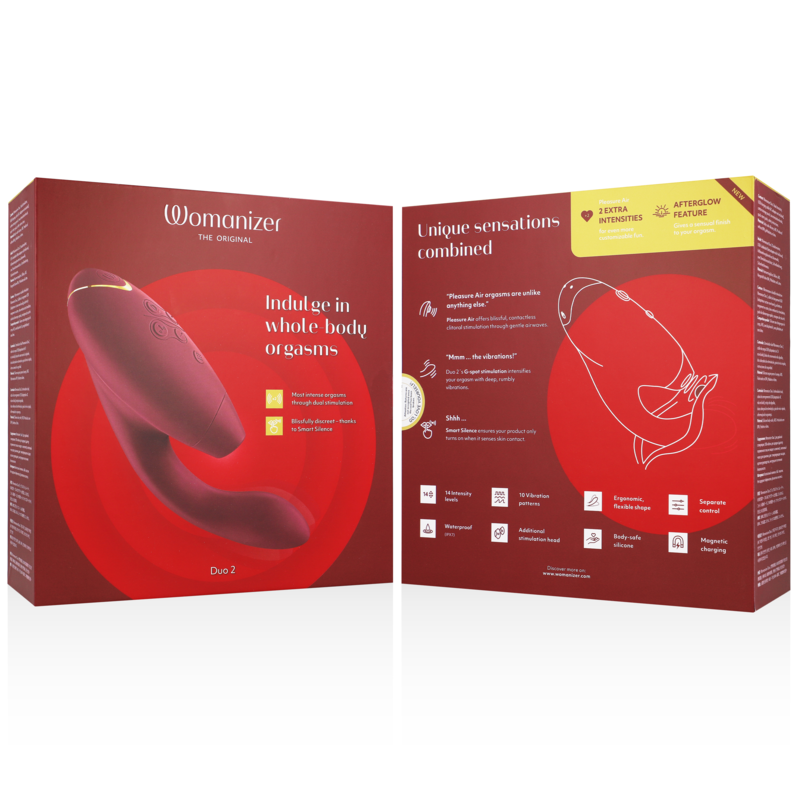 WOMANIZER DUO 2 ESTIMULADOR BURDEOS