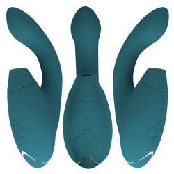 WOMANIZER DUO 2 ESTIMULADOR AZUL PETROLEO 2