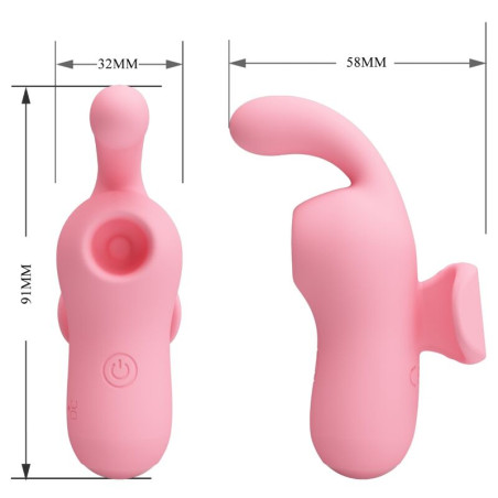 PRETTY LOVE MINI FUN TOYS BY MAGIC FAIRY VIBRADOR SUCCIONADOR