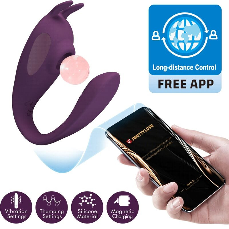 PRETTY LOVE SHEY ESTIMULADOR VIBRADOR APP GRATUITA LARGA DISTANCIA MORADO
