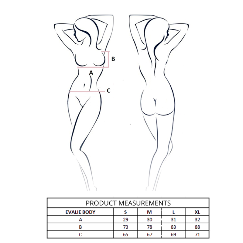 PASSION EVALIE BODY BLANCO L XL