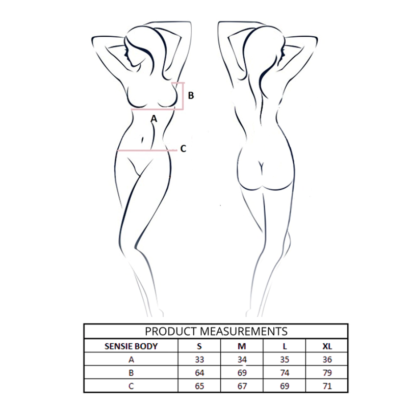 PASSION SENSIE BODY CORAL S M