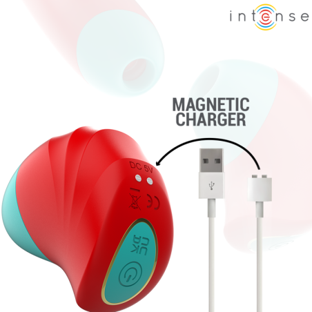 INTENSE DONNIE ESTIMULADOR CLITORIS ROJO VERDE