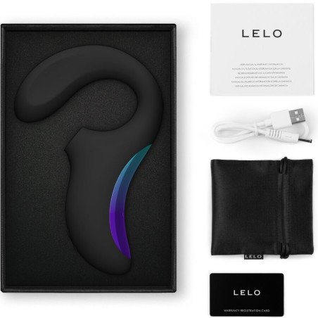 LELO ENIGMA WAVE MASAJEADOR TRIPLE VIBRACION NEGRO