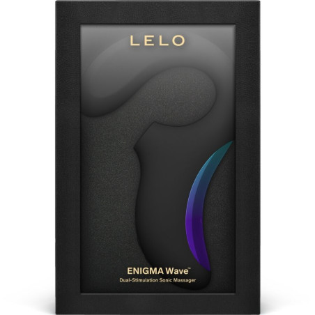LELO ENIGMA WAVE MASAJEADOR TRIPLE VIBRACION NEGRO