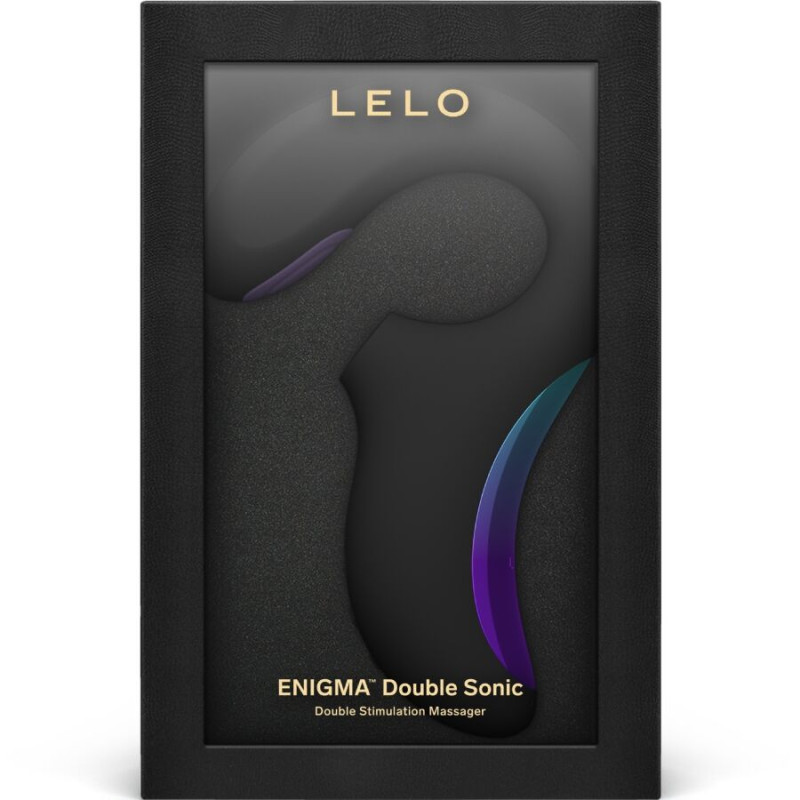 LELO ENIGMA DOUBLE SONIC VIBRADOR PUNTO G NEGRO