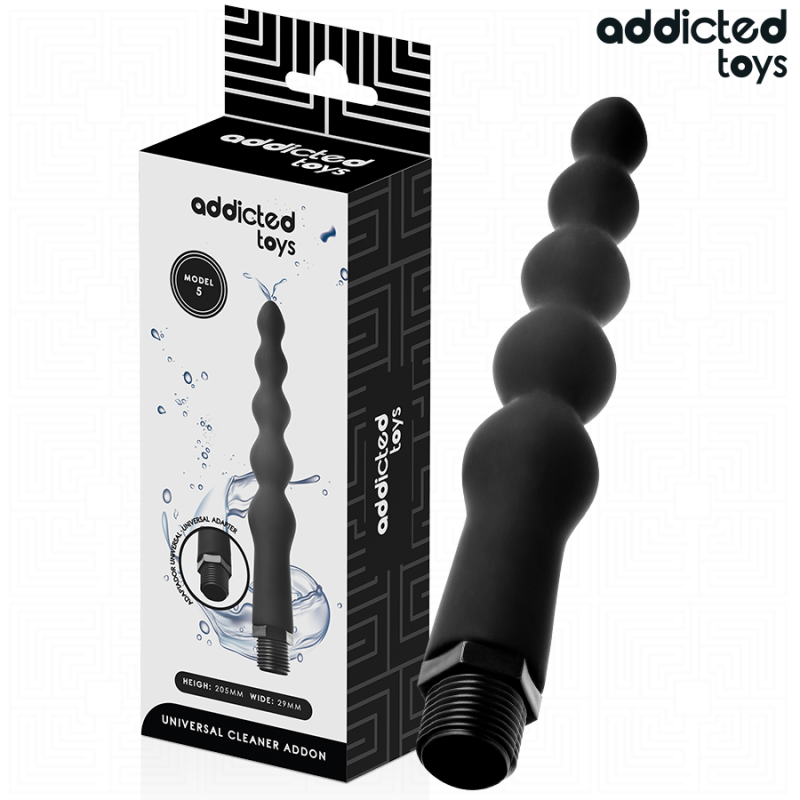ADDICTED TOYS LIMPIADOR ANAL CON ADAPTADOR UNIVERSAL MODELO 5