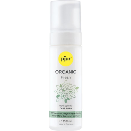 PJUR ORGANIC FRESH ESPUMA REFRESCANTE VEGANA SIN ENJUAGUE 150 ML