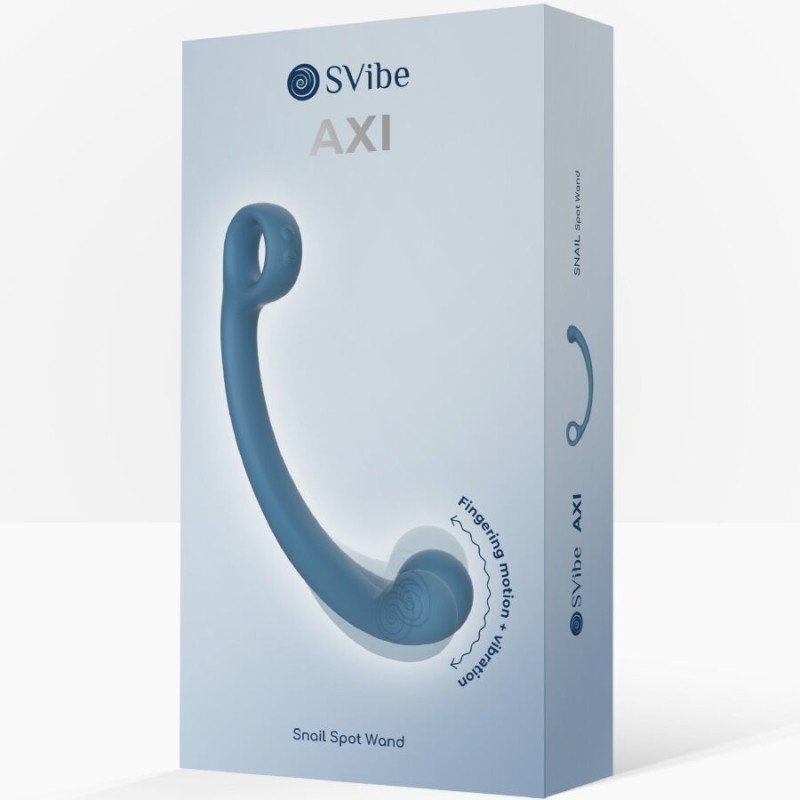 SNAIL VIBE AXI VARITA DE MASAJE VIBRADORA AZUL