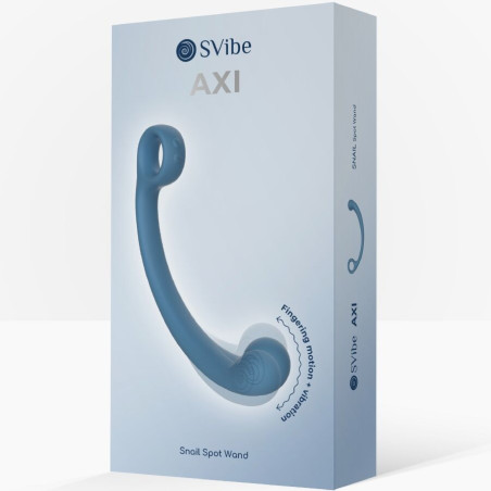 SNAIL VIBE AXI VARITA DE MASAJE VIBRADORA AZUL