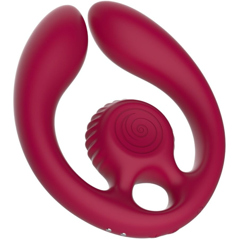 SNAIL VIBE GIZI DUO ESTIMULADOR DE PAREJAS CONTROL REMOTO BURDEOS