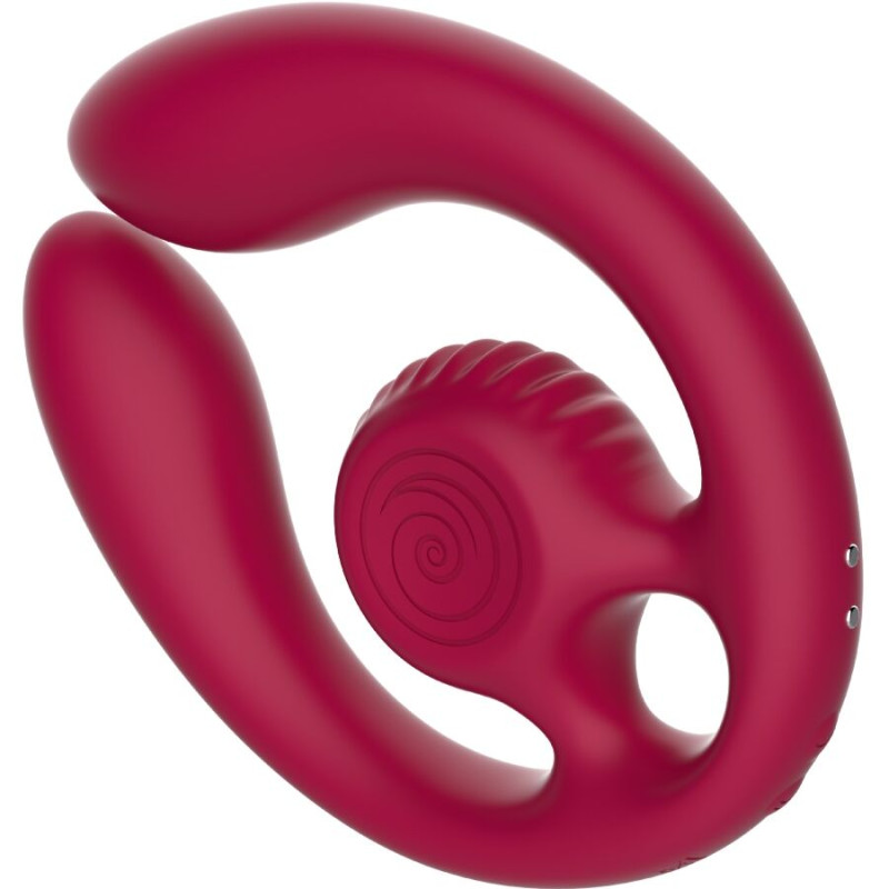 SNAIL VIBE GIZI DUO ESTIMULADOR DE PAREJAS CONTROL REMOTO BURDEOS