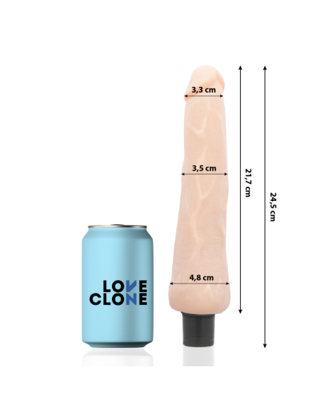 LOVECLONE RAGNAR SELF LUBRICATION VIBRADOR 245 CM O 35 CM