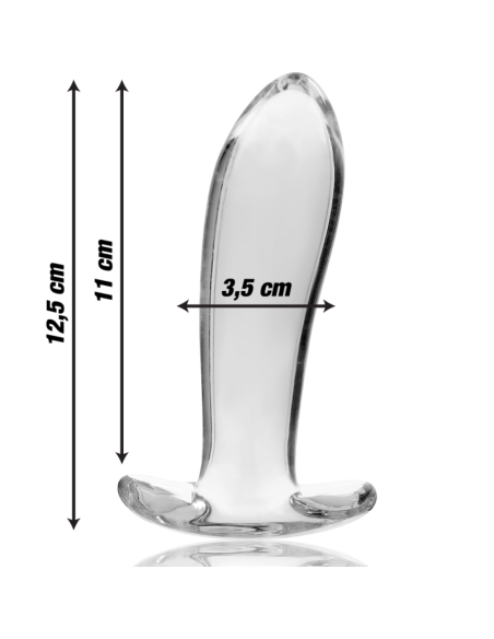 NEBULA SERIES BY IBIZA MODELO 5 PLUG CRISTAL BOROSILICATO TRANSPARENTE 125 CM O 35 CM