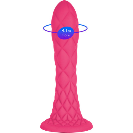 SILEXD DREAMY DILDO FANTASY SILICONA LIQUIDA TERMOREACTIVO FUCSIA 185 CM