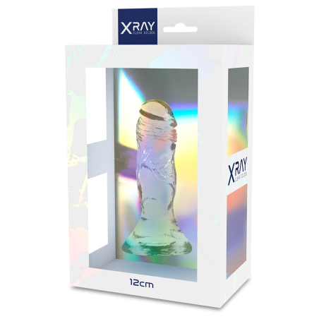 X RAY CLEAR DILDO TRANSPARENTE 12 CM O 26 CM