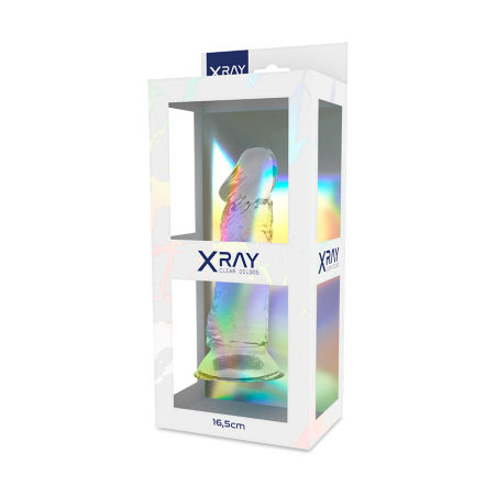 XRAY CLEAR DILDO TRANSPARENTE 165CM X 4CM
