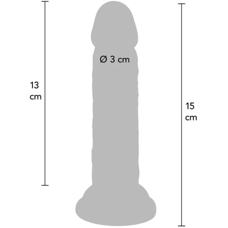 GET REAL PENE REALISTICO DELUXE 15 CM