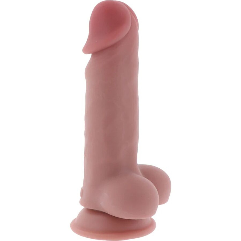 GET REAL PENE REALISTICO DELUXE CON TESTICULOS EXTRA GRUESO 17 CM