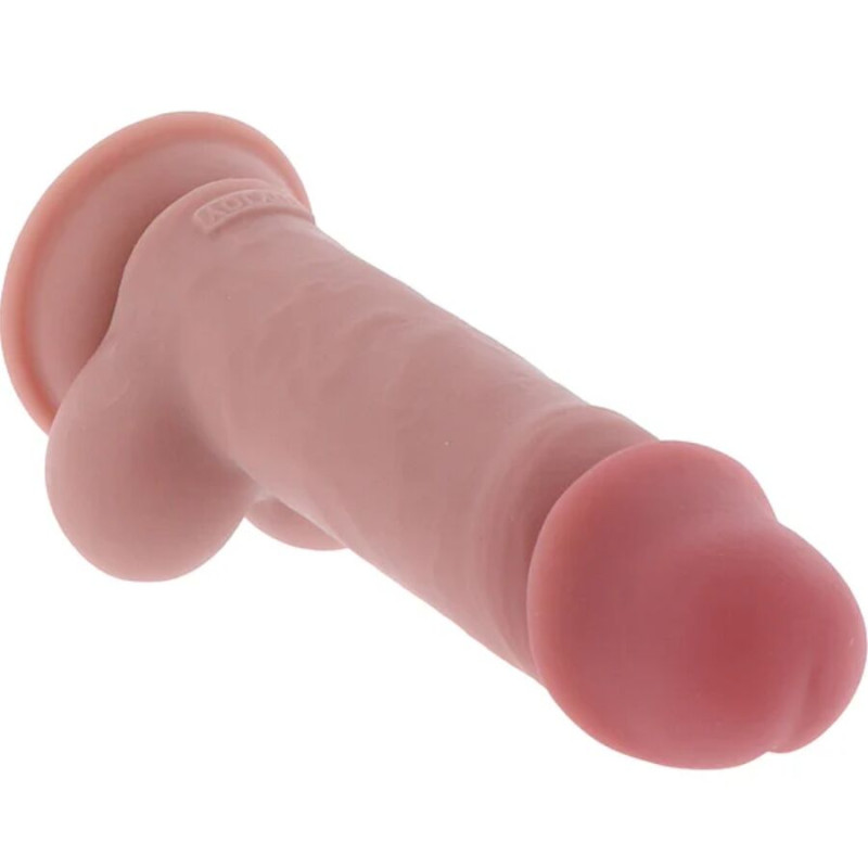 GET REAL PENE REALISTICO DELUXE CON TESTICULOS EXTRA GRUESO 17 CM