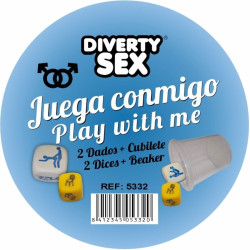 DIABLO PICANTE DADOS LUGAR POSTURAS CHICOS CON CUBILETE