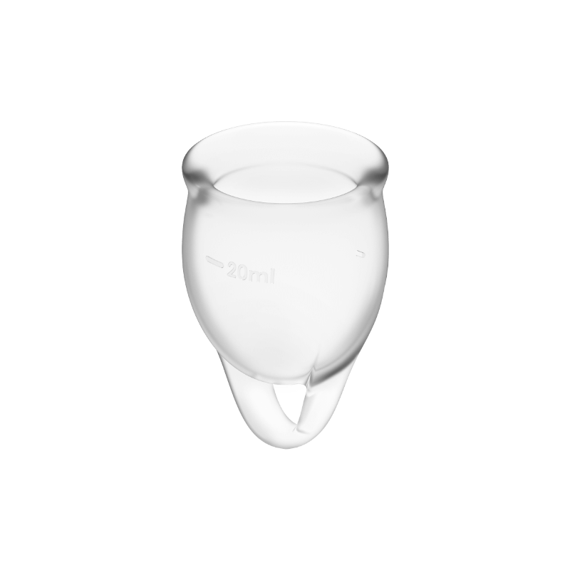 SATISFYER FEEL CONFIDENT KIT COPA MENSTRUAL TRANSPARENTE 15 20 ML