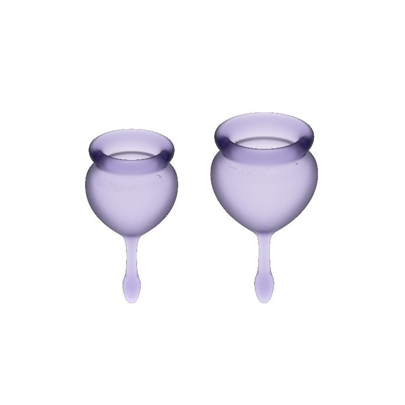SATISFYER FEEL GOOD KIT COPA MENSTRUAL LILA 15 20 ML