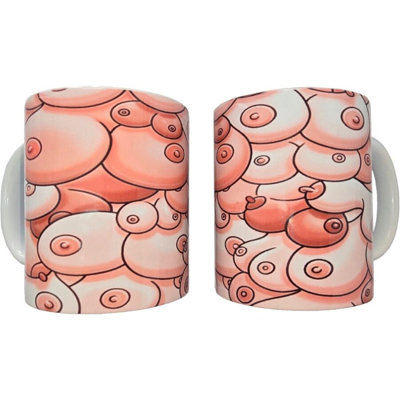 DIABLO PICANTE TAZA COLOR TETAS 370 ML