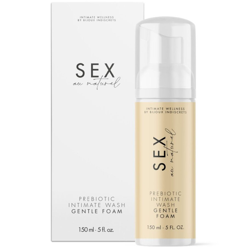 BIJOUX INDISCRETS SEX AU NATUREL GEL INTIMO PREBIOTICO CON ESPUMA 150 ML