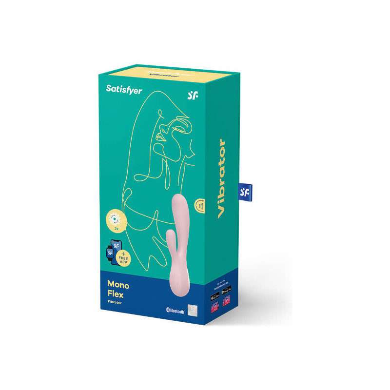 SATISFYER MONO FLEX ROSA CON APP