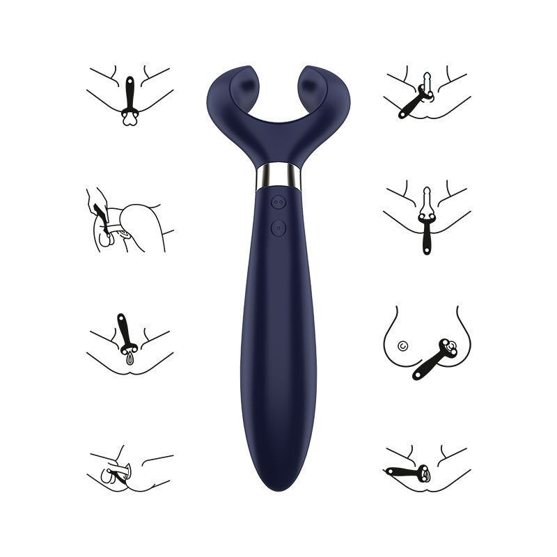 SATISFYER ENDLESS FUN MULTI VIBRADOR 3 AZUL