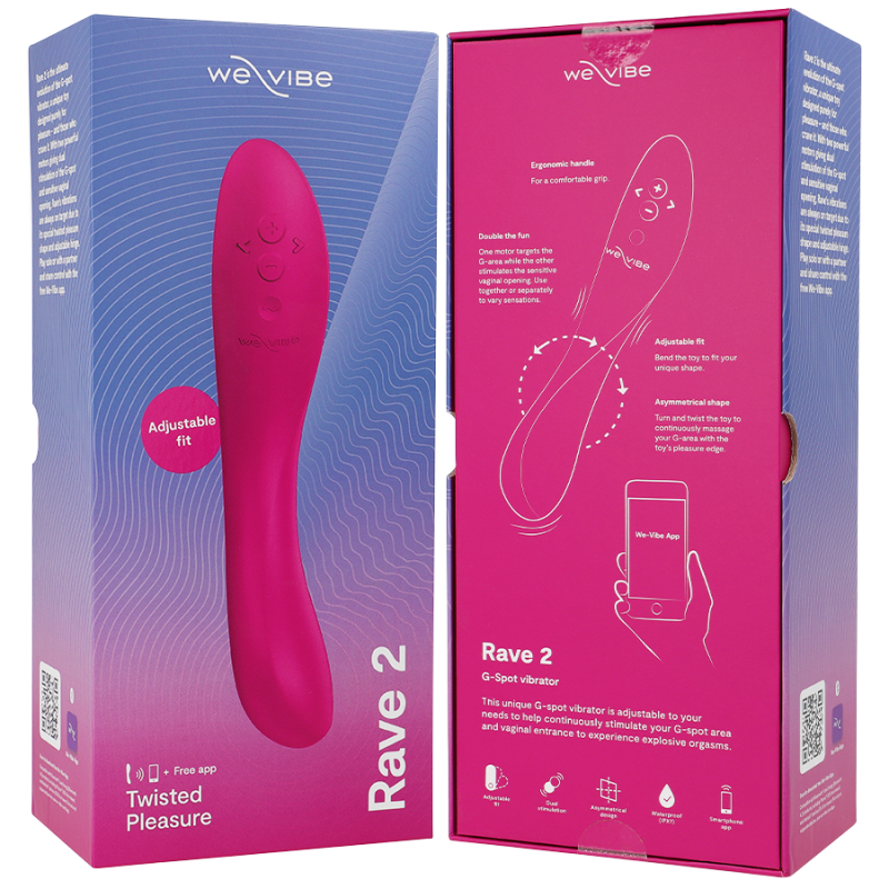 WE VIBE RAVE 2 VIBRADOR PUNTO G FUCSIA